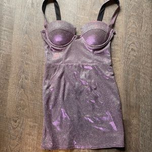 Purple sparkle dress